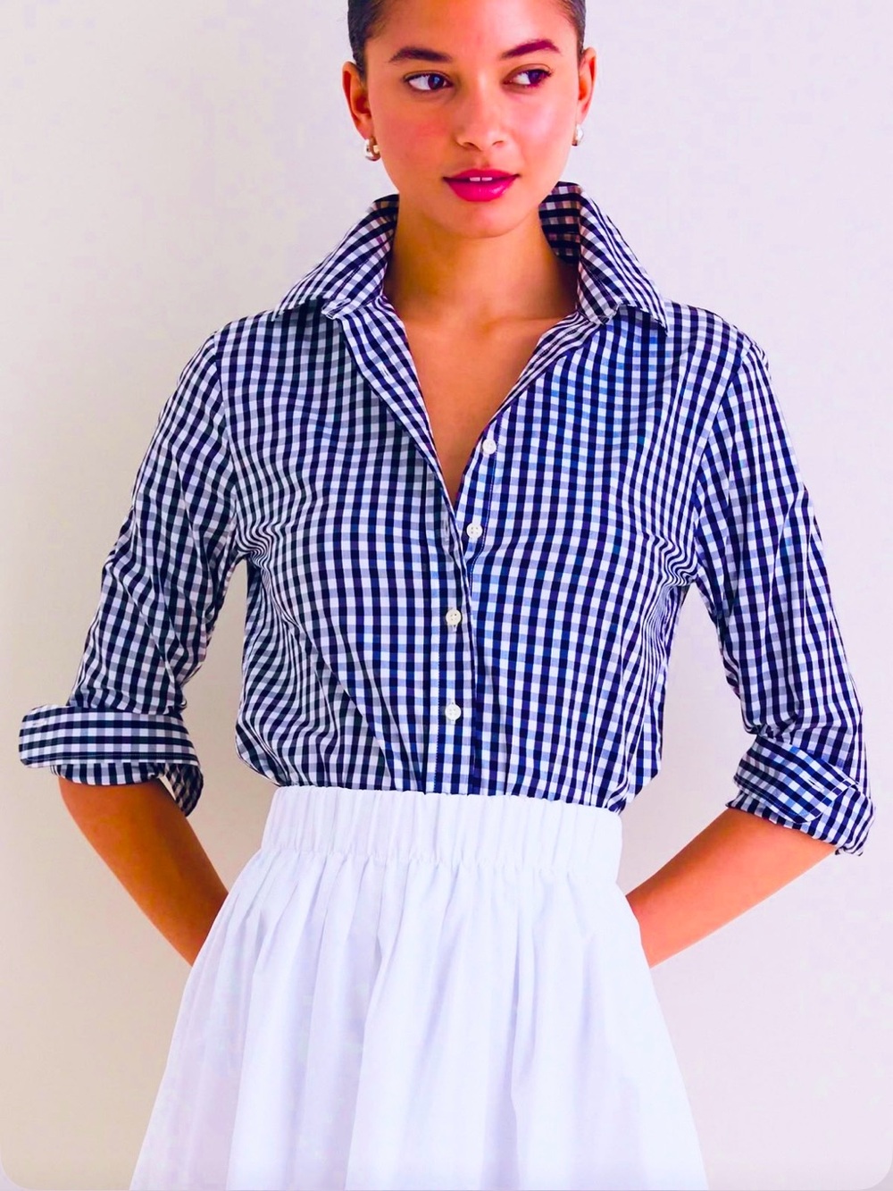 Ralph Lauren Gingham Short-Sleeve Button-Down Shirt
